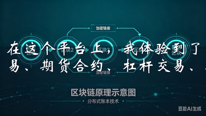 在这个平台上，我体验到了多样化的数字资产服务，包括现货交易、期货合约、杠杆交易、质押等。