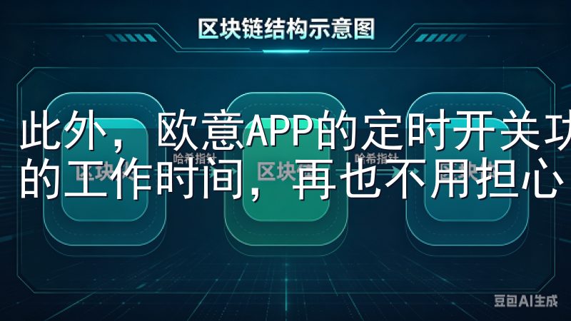 此外，欧意APP的定时开关功能也让我能够轻松设定各种电器的工作时间，再也不用担心自己忘记关灯、关电视等小细节。