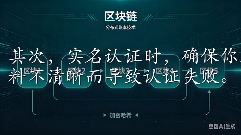 其次，实名认证时，确保你上传的身份证件清晰无误，避免因资料不清晰而导致认证失败。