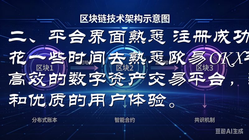 二、平台界面熟悉 注册成功并完成安全设置后，新手用户需要花一些时间去熟悉欧易OKX平台的界面欧易平台是一个安全、高效的数字资产交易平台，致力于为用户提供多样化的交易服务和优质的用户体验。
