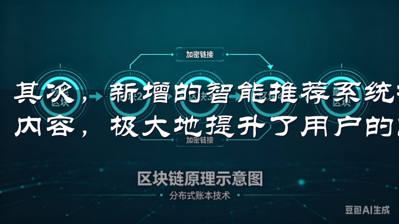 其次，新增的智能推荐系统根据用户的使用习惯，智能推荐相关内容，极大地提升了用户的交互体验。