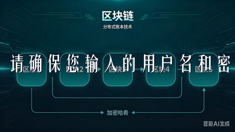 请确保您输入的用户名和密码正确无误。