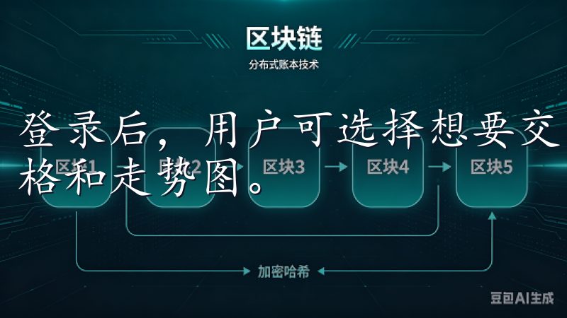 登录后,用户可选择想要交易的数字资产,查看其实时的市场价格和走势图。
