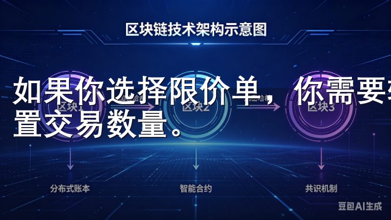 如果你选择限价单，你需要输入你希望的买入或卖出价格，并设置交易数量。