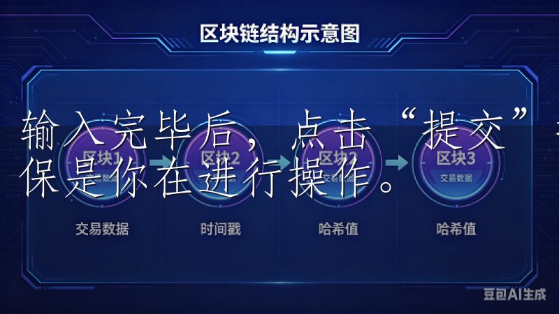 输入完毕后，点击“提交”按钮，系统会进行一次安全验证，确保是你在进行操作。