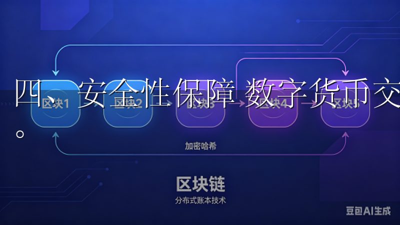 四、安全性保障 数字货币交易中，安全性无疑是首要考虑因素。