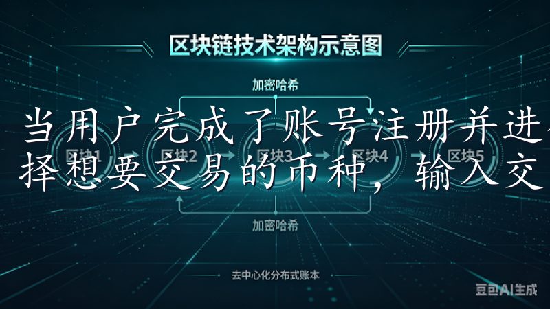 当用户完成了账号注册并进行了法币充值后，可以在交易界面选择想要交易的币种，输入交易数量，最后确认交易即可。