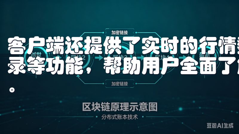 客户端还提供了实时的行情数据、K线图分析工具、交易历史记录等功能，帮助用户全面了解市场动态，做出更明智的投资决策。