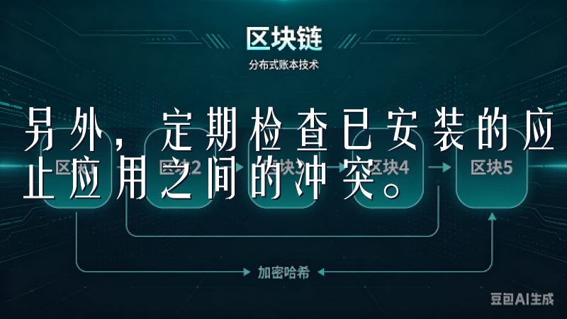 另外，定期检查已安装的应用，删除那些不再使用的程序，以防止应用之间的冲突。
