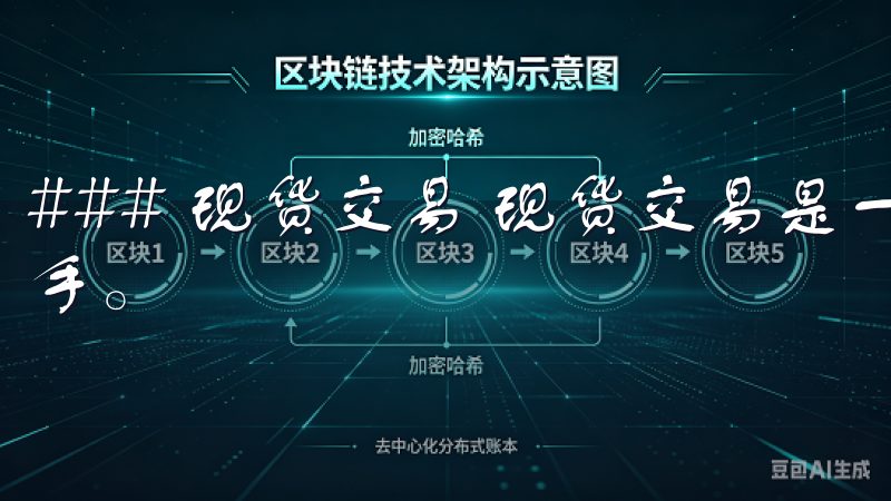 ### 现货交易 现货交易是一种最基本的交易方式，适合新手。