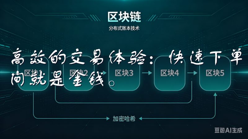 高效的交易体验：快速下单，提升投资效率 在投资过程中，时间就是金钱。