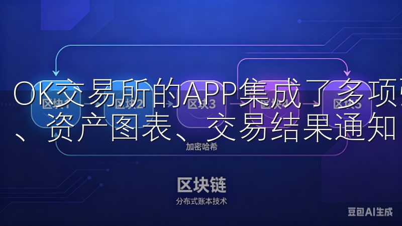 OK交易所的APP集成了多项强大的功能，包括实时行情分析、资产图表、交易结果通知，以及支持多种数字资产的买卖。