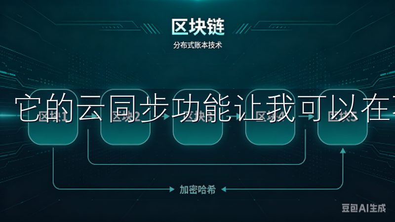 它的云同步功能让我可以在不同设备上无缝切换，非常方便。