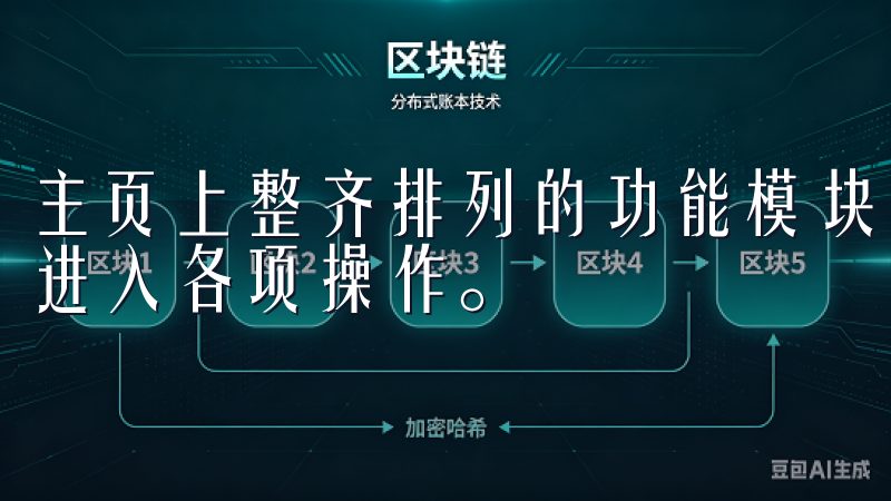 主页上整齐排列的功能模块，用户可以轻松找到所需服务，迅速进入各项操作。