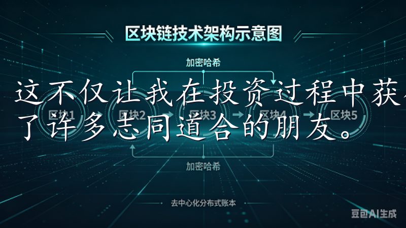 这不仅让我在投资过程中获得了更多的知识和见解，还让我结识了许多志同道合的朋友。
