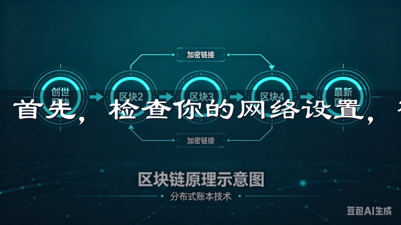 首先，检查你的网络设置，确认你的连接是否正常。