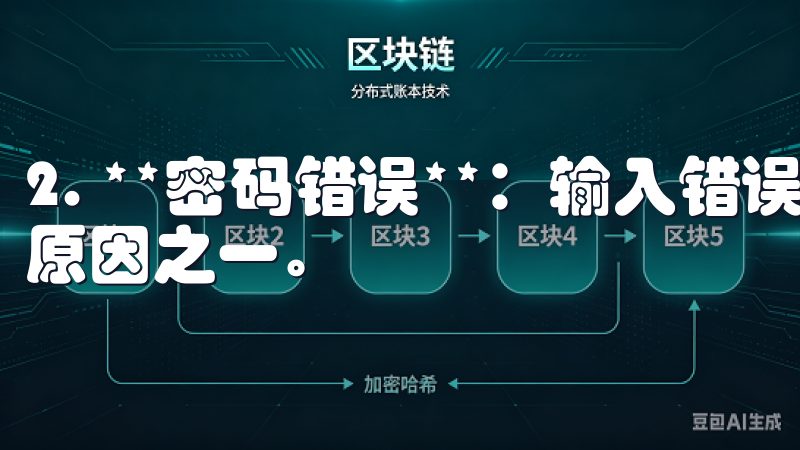 2. **密码错误**：输入错误的密码是最常见的登录失败原因之一。