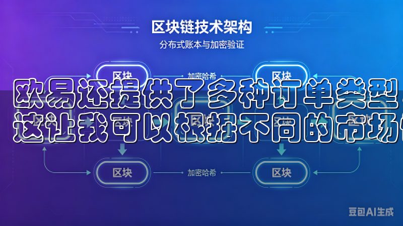 欧易还提供了多种订单类型，包括限价单、市价单和止损单等，这让我可以根据不同的市场情况灵活调整我的交易策略。