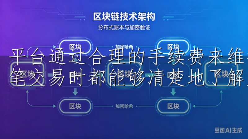平台通过合理的手续费来维持系统的正常运转，用户在进行每一笔交易时都能够清楚地了解所需支付的费用。