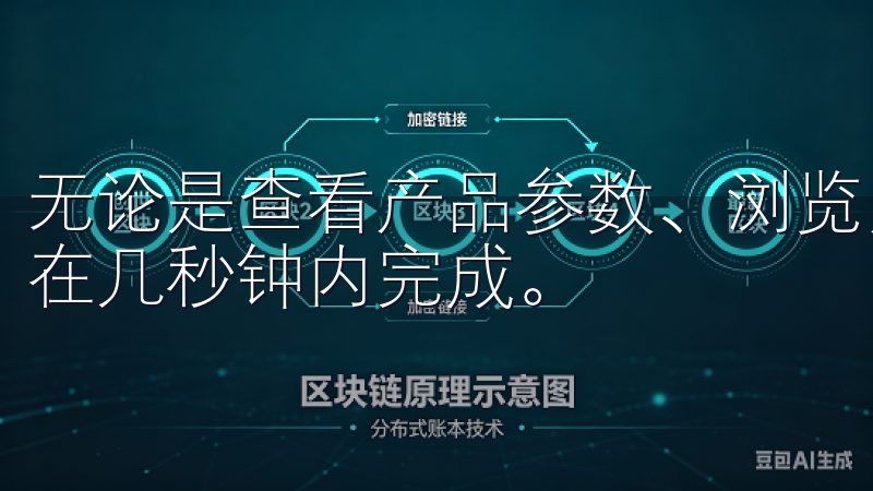 无论是查看产品参数、浏览用户评价，还是在线咨询客服，都能在几秒钟内完成。