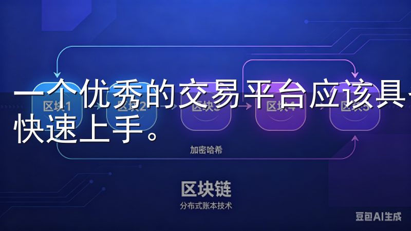 一个优秀的交易平台应该具备简洁明了的界面设计，以方便新手快速上手。