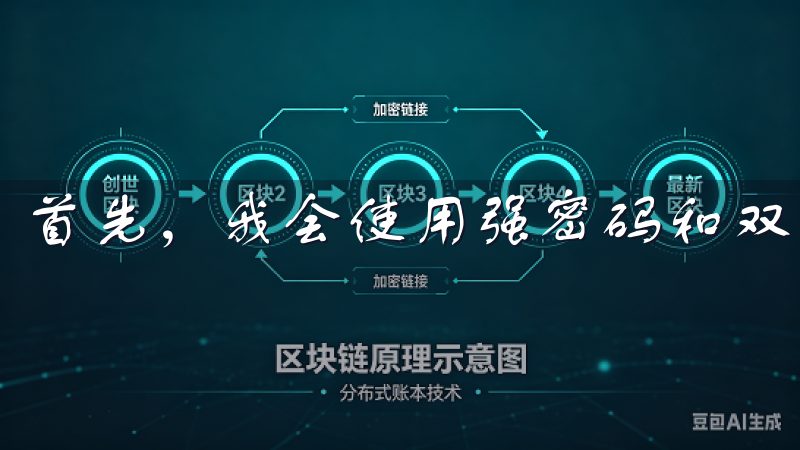 首先，我会使用强密码和双重认证来保护我的账户。