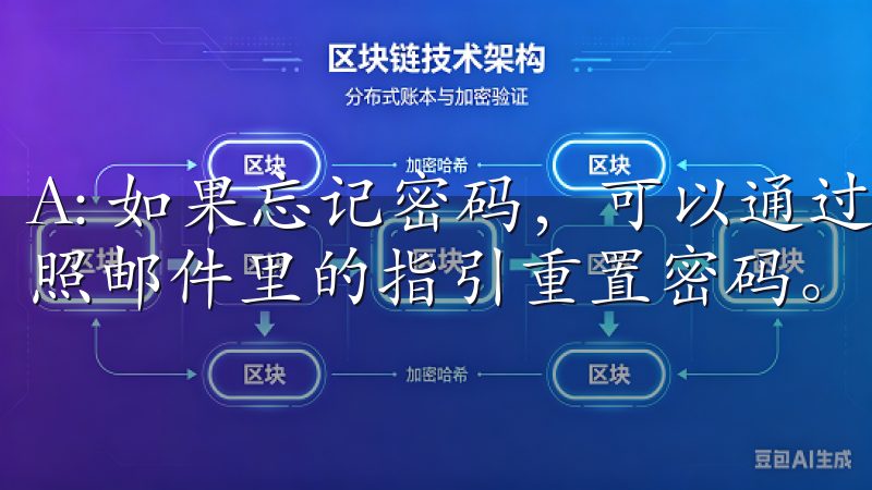 A: 如果忘记密码，可以通过注册时使用的邮箱进行找回，按照邮件里的指引重置密码。
