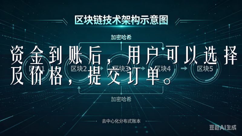 资金到账后，用户可以选择想要交易的数字货币，输入交易数量及价格，提交订单。