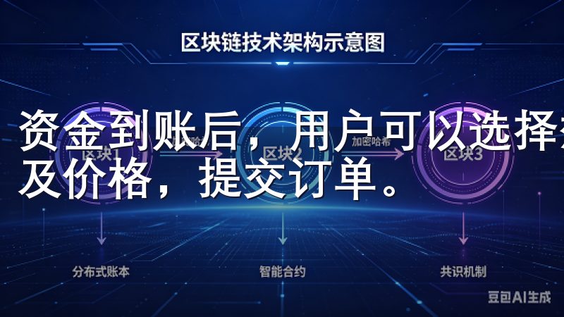 资金到账后，用户可以选择想要交易的数字货币，输入交易数量及价格，提交订单。
