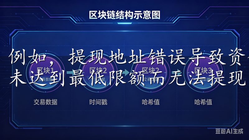 例如，提现地址错误导致资金无法到达指定账户，或者提现金额未达到最低限额而无法提现。
