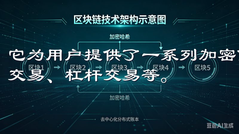 它为用户提供了一系列加密货币交易服务，包括现货交易、期货交易、杠杆交易等。