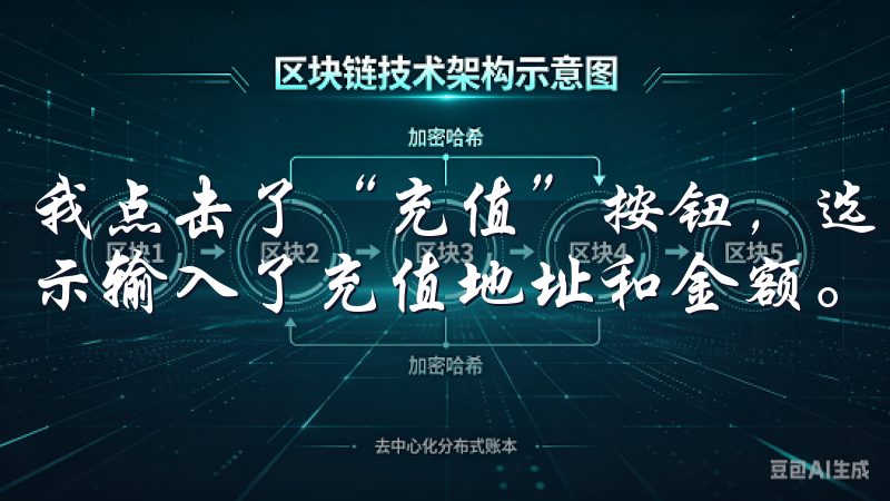 我点击了“充值”按钮,选择了我想充值的数字货币,并按照提示输入了充值地址和金额。