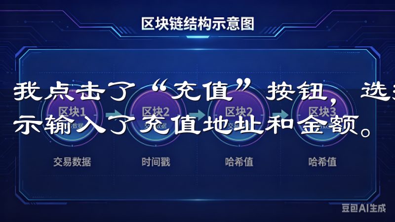 我点击了“充值”按钮，选择了我想充值的数字货币，并按照提示输入了充值地址和金额。