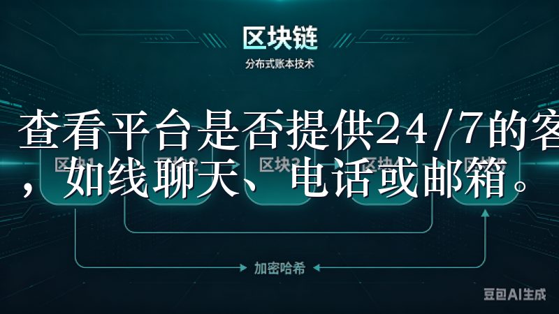 查看平台是否提供24/7的客服支持，是否支持多种联系方式，如线聊天、电话或邮箱。