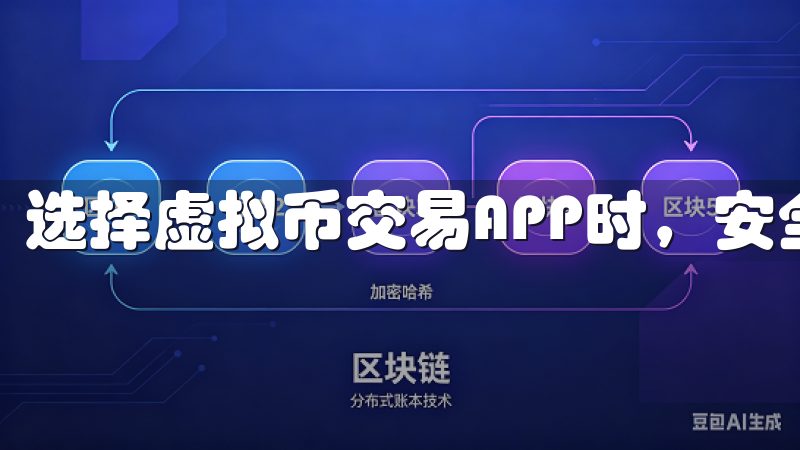 选择虚拟币交易APP时，安全性是首要考虑的因素。