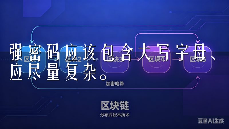 强密码应该包含大写字母、小写字母、数字和特殊字符，且组合应尽量复杂。
