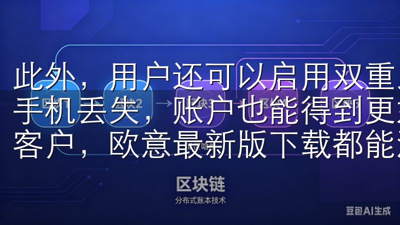 此外，用户还可以启用双重身份验证和生物识别登录，这样即便手机丢失，账户也能得到更好的保护无论您是个人用户还是企业客户，欧意最新版下载都能满足您的需求。