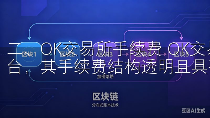 二、OK交易所手续费 OK交易所全球领先的数字资产交易平台，其手续费结构透明且具有竞争力。