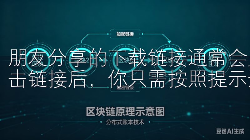 朋友分享的下载链接通常会直接跳转到应用商店或官方网站，点击链接后，你只需按照提示进行下载和安装即可。
