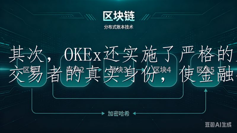 其次，OKEx还实施了严格的身份验证(KYC)制度，确保交易者的真实身份，使金融行为更加透明。