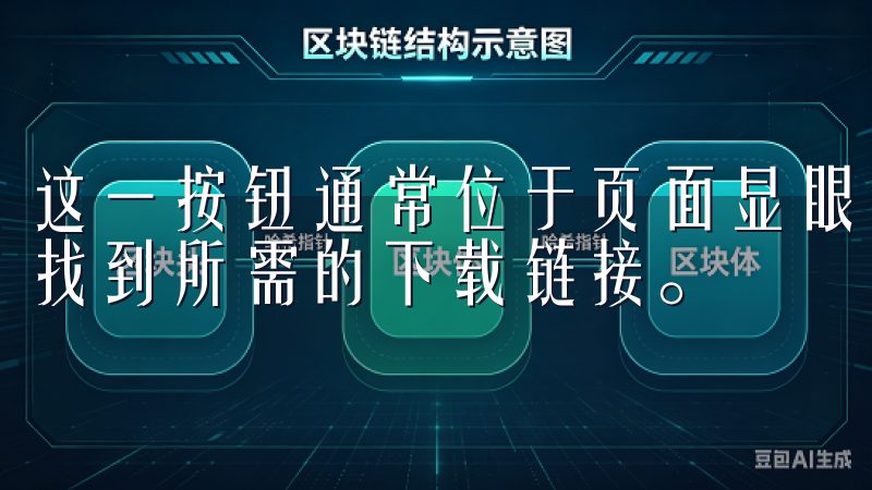 这一按钮通常位于页面显眼位置，用户友好的设计让我能够迅速找到所需的下载链接。