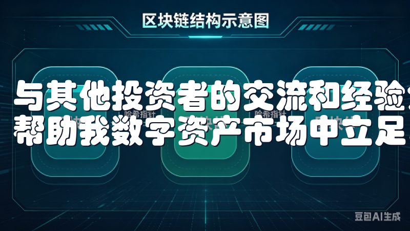 与其他投资者的交流和经验分享，我能够更快地掌握投资技巧，帮助我数字资产市场中立足。