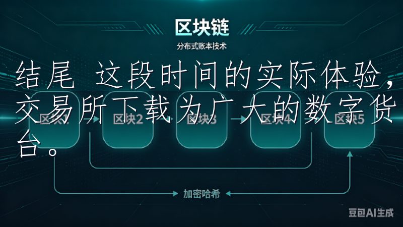 结尾 这段时间的实际体验，我可以毫不犹豫地说，最新版OK交易所下载为广大的数字货币爱好者提供了一个强大且灵活的平台。