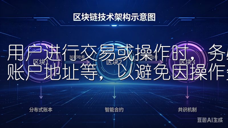 用户进行交易或操作时，务必仔细核对每一项信息，包括金额、账户地址等，以避免因操作失误而造成资金损失。