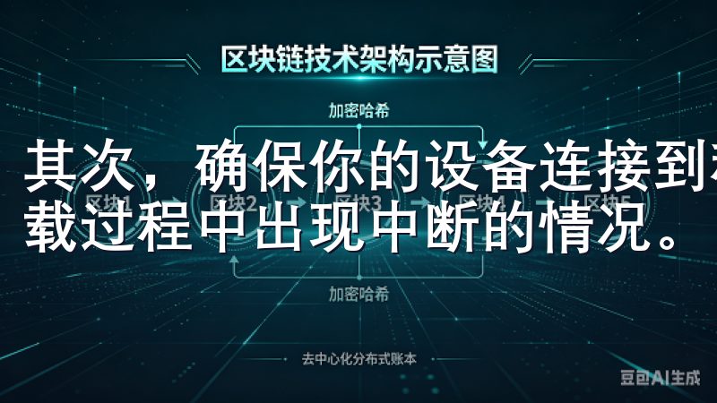 其次，确保你的设备连接到稳定的网络环境，这样可以避免在下载过程中出现中断的情况。