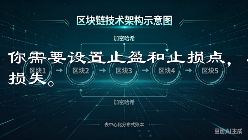 你需要设置止盈和止损点，以防止市场波动对你的账户造成过大损失。