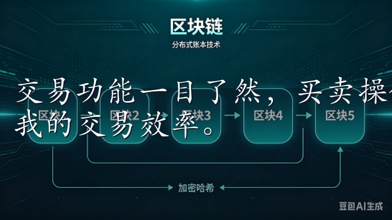 交易功能一目了然，买卖操作只需几步就能完成，极大地提升了我的交易效率。