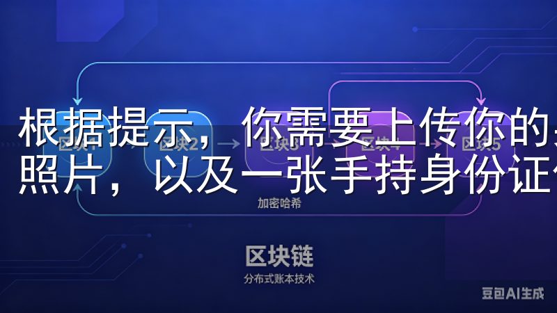 根据提示，你需要上传你的身份证件，如护照或驾驶证的正反面照片，以及一张手持身份证件的自拍照。