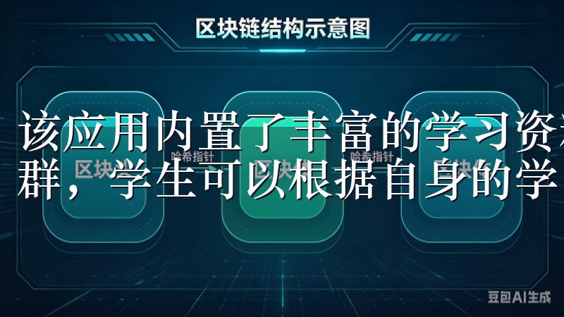 该应用内置了丰富的学习资料，包括在线课程、习题库和学习社群，学生可以根据自身的学习进度和需求选择合适的内容。