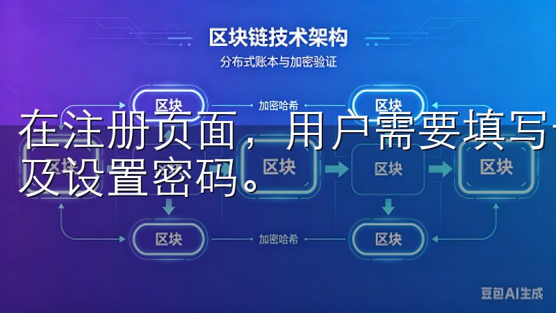 在注册页面，用户需要填写一些基本信息，例如邮箱、手机号以及设置密码。